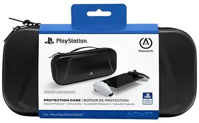 Zdjęcie produktu dla PowerA PSCS0534, Pokrowiec, Czarny, Filc, Guma, PlayStation Portal, Zamek