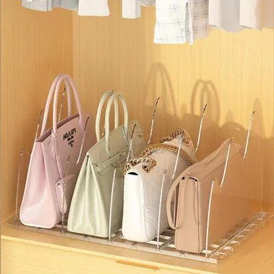 Produktbild von Famanu Regaltrenner und Organizer - 5 Stück transparente Aufbewahrungs-Trenner