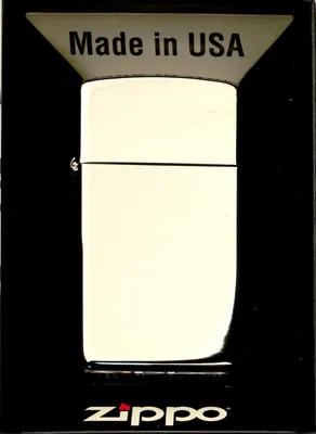 Immagine prodotto di Accendino Zippo Slim cromato lucido 60001174 antivento a benzina in metallo