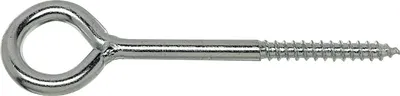 Produktbild von Sturmhakenöse Ringschraube mit Holzgewinde Wandhaken 4,7 x 30 mm verzinkt-blau
