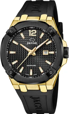 Produktbild von Jaguar Uhr Herren schwarz Armband Silikon UJ1012/1
