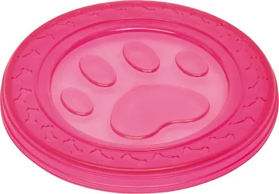 Image de Nobby TPR Fly-Disc "Paw" 22 cm rose