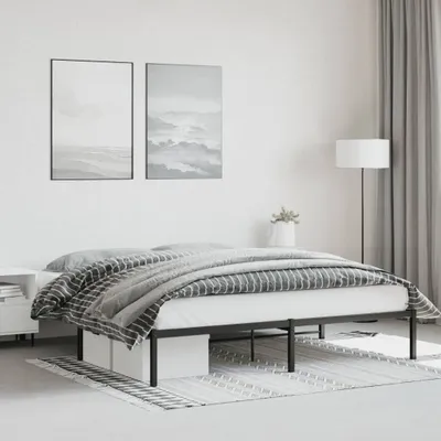 Produktbild von Design Möbel Bettgestell Metall Schwarz 180x200 cm - 2024 Neu