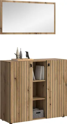 Immagine prodotto di xonox.home Combinazione di armadi Station (L/A/D: 106x192x37 cm) riproduzione Evoke Oak