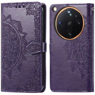 Productafbeelding van imoshion Mandala Bookcase voor de Oppo Find X9 Ultra - Paars