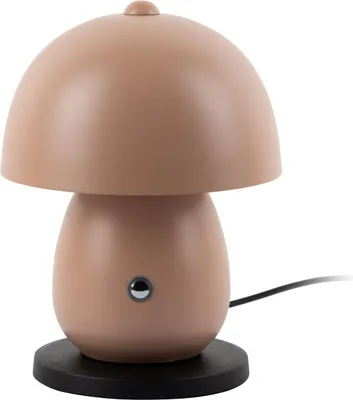 Immagine prodotto di Leitmotiv - Lampada da tavolo Mono Led - Marrone chiaro - Ø14cm Lampada da tavolo - Lampada da comodino, soggiorno, camera da letto