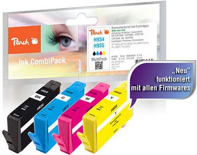 Produktbild von Peach 0F319477 Druckerpatrone 4 Stück(e) Schwarz, Cyan, Magenta, Gelb