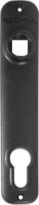 Produktbild von Platte für HYBRID Locinox Einsteckschlösser Polyamid schwarz (3020-HYB-STD)