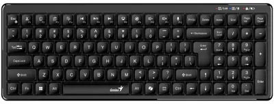 Imagen del producto de Teclado Genius LuxeMate Q7100BT, inalámbrico, con doble conexión Bluetooth + 2.4GHz, función Copilot, conexión USB, color , distribución de teclado para países de Europa Central (compatible con República Checa y Eslovaquia)