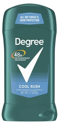 Produktbild von Antitranspirant, Degree, Cool Rush, Schutz gegen unangenehme Gerüche 48h, für Männer, 76gr