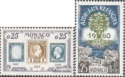 Produktbild von Briefmarken Monaco 1960 Mi 641,643 (kompl.Ausg.) postfrisch Briefmarken