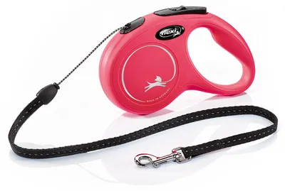 Productafbeelding van Flexi New Classic S, touw, 5 meter, rood
