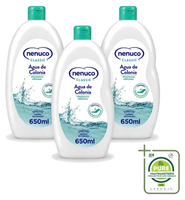 Zdjęcie produktu dla 3 sztuki Nenuco Agua de Colonia Klassik, woda toaletowa - 500 ml - opakowanie zbiorcze