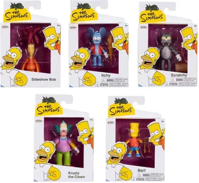 Produktbild von Simpsons Minifiguren Wave 2 7 cm Sortiment (8)