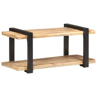 Produktbild von The Living Store TV-Schrank 90x40x40 cm Raues Mangoholz