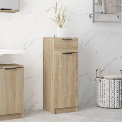 Produktbild von Maison Exclusive - Badschrank Sonoma-Eiche 32x33,5x90 cm Holzwerkstoff
