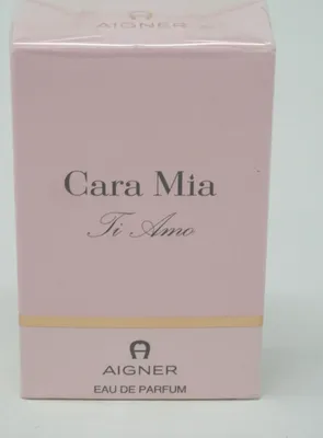 A pink box of Aigner Cara Mia Ti Amo Eau de Parfum.