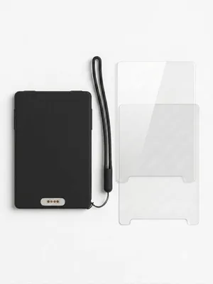 Productafbeelding van Siliconen Beschermhoes met 2 Displaybeschermfolies voor Smartphone - Zwart
