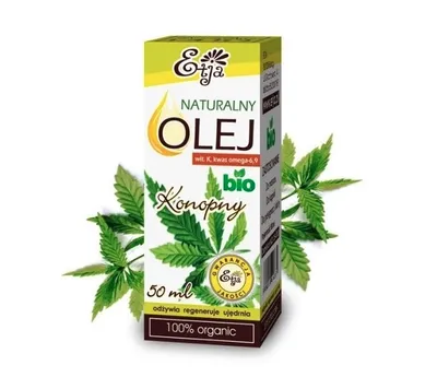 Obrázek produktu pro Etja Konopný olej 50 ml - Dlouhé datum spotřeby!