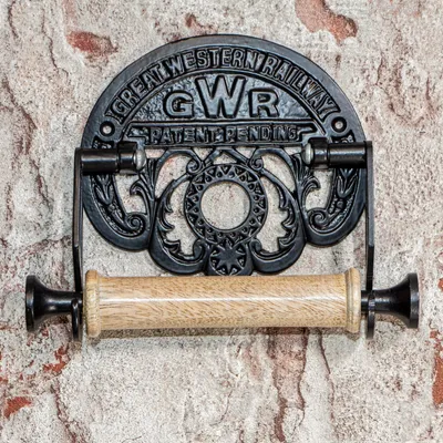Produktbild von WC Papierrollenhalter, Eisenbahn, Toilettenpapierhalter, Toilettenrollenhalter