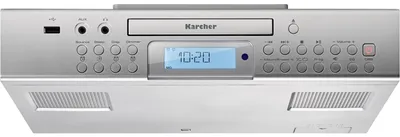 Obrázok produktu pre Karcher RA 2050 Rádio pod skrinku (CD prehrávač, USB nabíjačka, časovač odpočítavania, diaľkové ovládanie)