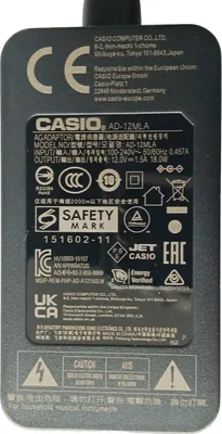 Image de Casio AD-12 Adaptateur d'alimentation