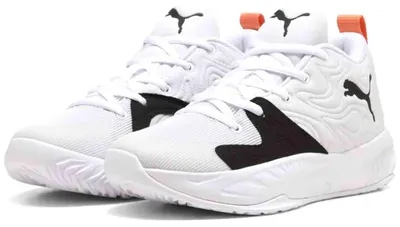 Immagine prodotto di Scarpe da basket Puma Court Pro 3 Jr "White-Black-Melon Glow" per bambini