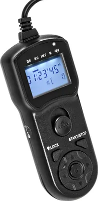 Produktbild von JJC 5 in 1 Multifunktions Kabelauslöser Fernauslöser mit Timer- und Intervalfunktion - passend für Sigma SD-14, SD-15