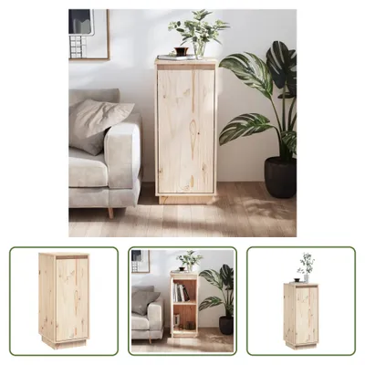 Produktbild von The Living Store Sideboard 31,5x34x75 cm Massivholz Kiefer