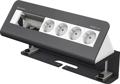 Immagine prodotto di Kindermann CablePort desk² 6-fold - Alloggiamento per presa di corrente