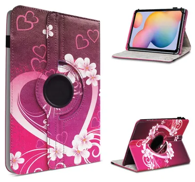 Produktbild von Tablet Hülle für Samsung Galaxy Tab S6 Lite Tasche Schutz Case Cover 360 DrehbarFarbe 360 Uni:Motiv 2