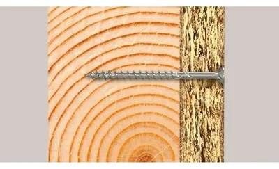 Produktbild von Fischer 670690, Schraube, Metall, Holz, Allgemeiner Nutzen, Teilgewinde, Flachkopf