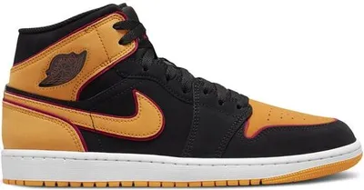 Immagine prodotto di Air Jordan 1 Mid Fat Tongue Nero Arancione - EU: 40