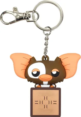 Produktbild von Gremlins Pokis Gummi-Schlüsselanhänger Gizmo in a Box 6 cm