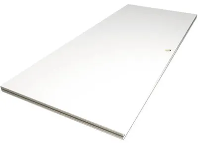 Produktbild von ECLISSE Schiebetürblatt CPL weiß (ähnich RAL 9016) f.UnicoPlus inkl.Fräsung f.Muschelgriff u.Schloss 735x2110 ohne.Griff