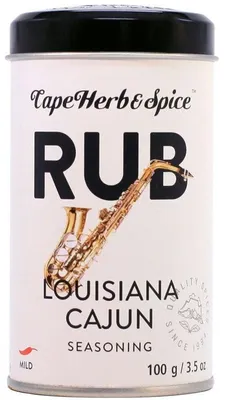 Image de Cape Herb and Spice Rub Mélange de sel et d'épices cajun de Louisiane 100g