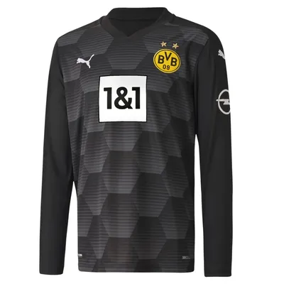 Produktbild von PUMA BVB Borussia Dortmund Torwarttrikot Replica langarm Kinder 2020/21 puma black 152