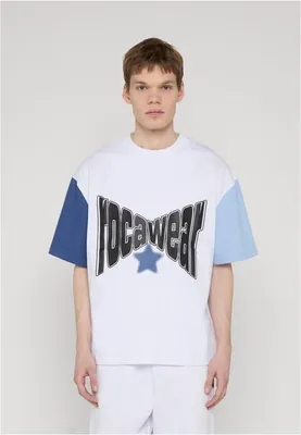 Obrázek produktu pro Pánské tričko Rocawear COLORED T-Shirt brightwhite/truenavy/brunnerablue - S