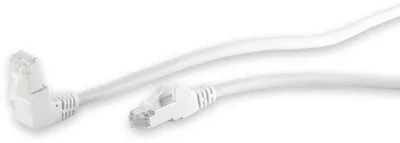 Obrázok produktu pre S/CONN sieťový kábel s maximálnou konektivitou, patch kábel, cat 6, S/FTP, PIMF, priamy, biely, 0,5 m (08-64016)