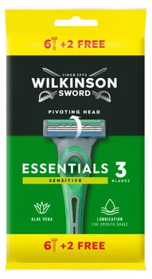 Produktbild von Wilkinson Essential Sensitive 6+2 Disposable (8 stuks)