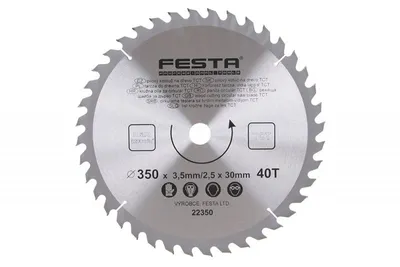 Produktbild von Kreissägeblatt für Holz TCT 350mm/3. 5/30/40