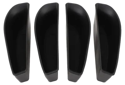 Image de 4 boîtes de rangement pour la portière, avec organisateur pour le compartiment de la poignée de porte, y compris un plateau avec des patins antidérapants, compatibles avec les modèles ID.4 ID4 de 2021 à 2024