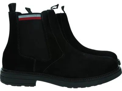 Produktbild von Tommy Hilfiger Herren Chelsea Boots aus Wildleder, Schwarz (Black), 40