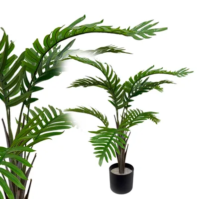 Produktbild von Phönixpalme 80 cm künstlich wie echt Kunstpalme Kunstbaum Kunstpflanze Deko