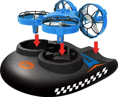 Produktbild von Amewi DRE Drohne Trix 3in1                       blau    /8+