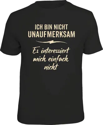 Produktbild von Fun Shirt - Textilien - unaufmerksam