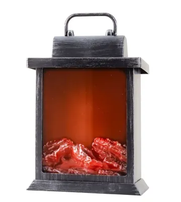 Produktbild von Mel-O-Design 4180 Kamin LED Laterne 22x15x14cm