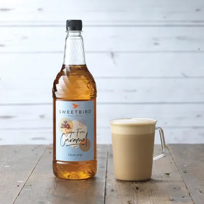 Image de Sirop de café Sweetbird Caramel sans sucre, 1 l