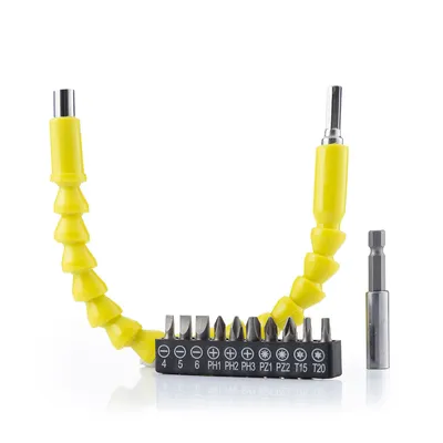 Obrázek produktu pro Magnetický ohebný nástavec na šroubovák s příslušenstvím Drillex - 8435527819477
