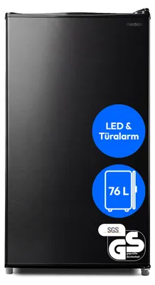Produktbild von MEDION Kühlschrank ohne Gefrierfach 76 Liter - MD370009 - dunkelgrau